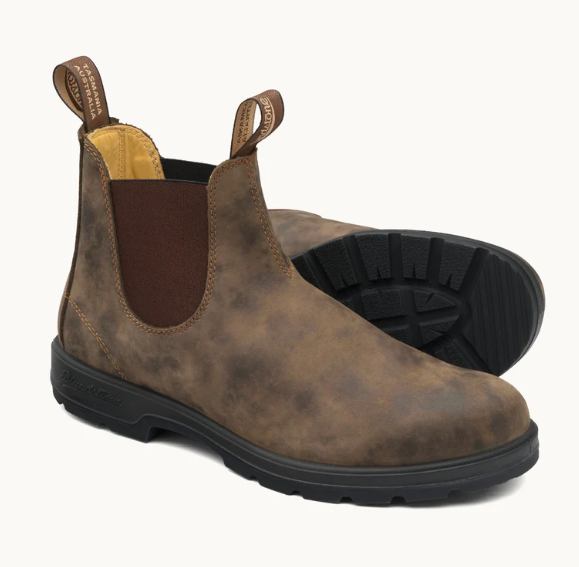 blundstone 585 boots rustic brown
