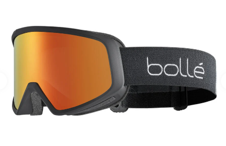 the bollee bedrock plus goggles in matte black sunrise lens