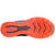 a photo of the la sportiva womens karacal in the color carbon/lagoon, view of the sole