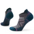 the smartwool womens hike light cushion low ankle socks in the color charcoal light grey