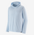 patagonia mens capilene cool daily hoody in the color chilled blue, front view