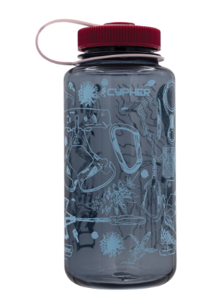 nalgene sustain 32 oz wide mouth bottle in color climb