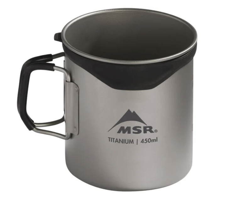 the msr titan cup showing the thing that keeps your lips from burning