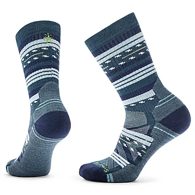 smartwool margarita womens hike light socks in deep navy
