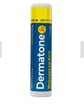 a photo of the dermatone 30 medicated lip balm