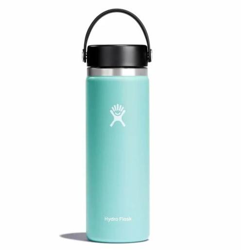 hydroflask 20 oz wide mouth bottle in dew