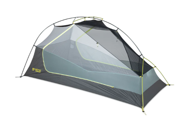the nemo dragonfly 2 person tent without the fly on