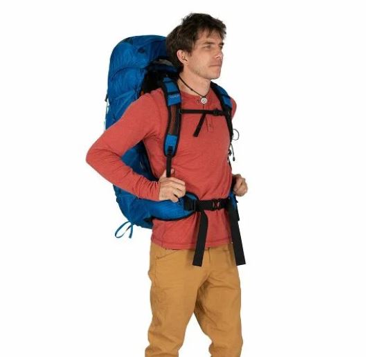 Osprey Exos 58 Backpack in blue