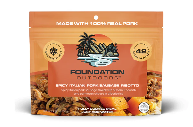 foundation outdoors spicy pork risotto front