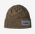 the patagonia brodeo beanie in the color ash tan