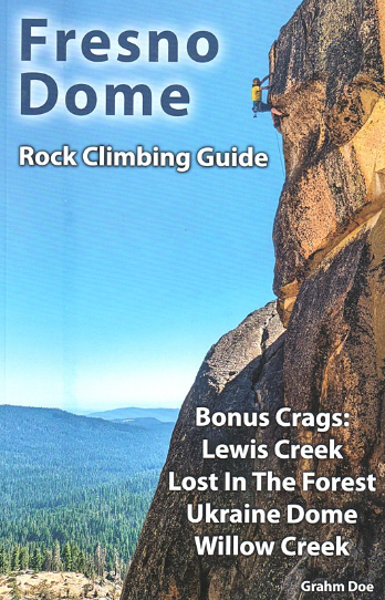 a photo of the cover of the fresno dome climbing guide book