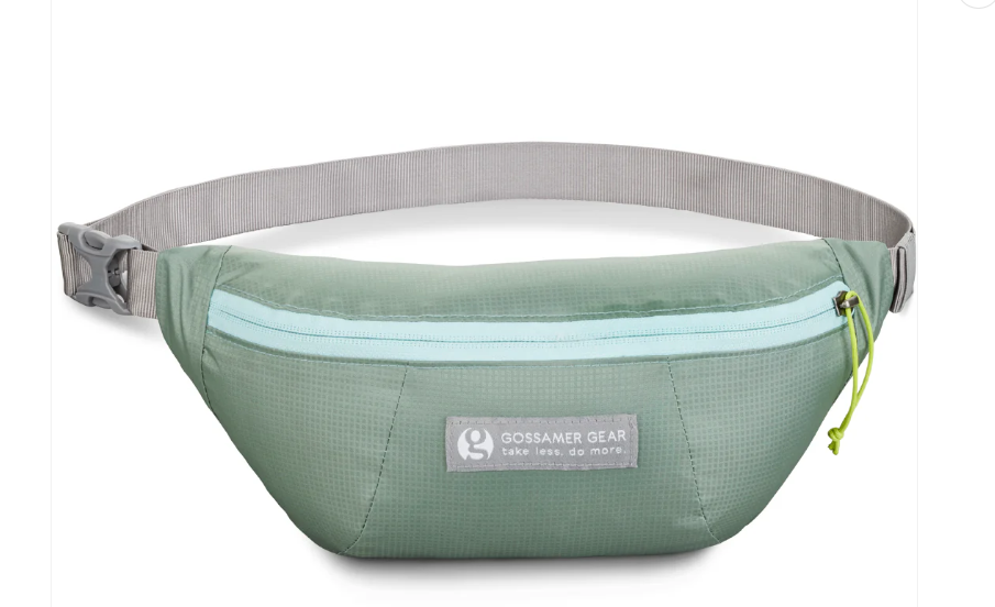 gossamer gear bumster bag in green
