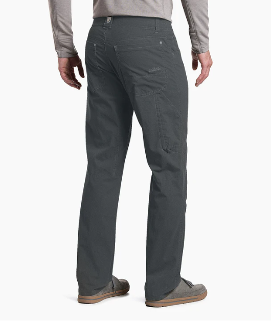 kuhl revolvr pants on a model in gotham grey back view