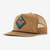 the patagonia airfarer cap in the color seedlands grayling brown 