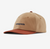 the patagonia fitz roy icon trad cap in the color grayling brown