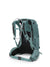 a photo of the osprey mira 22 pack in the color succulent green, back view
