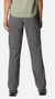 the columbia womens silver ridge convertable pant in the color city grey, back view on a model