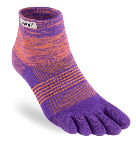 the injinji trail midweight micro crew womens sock in color jupiter