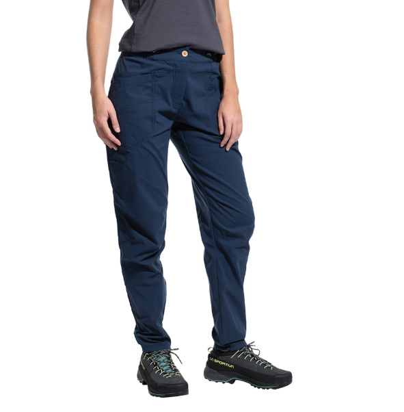 la sportiva labyrinth pant womens in night front view on a model
