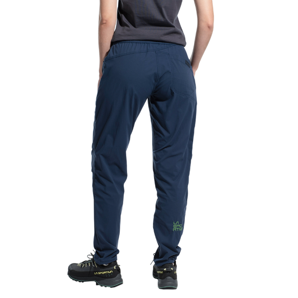 la sportiva labyrinth pant womens in night back view on a model