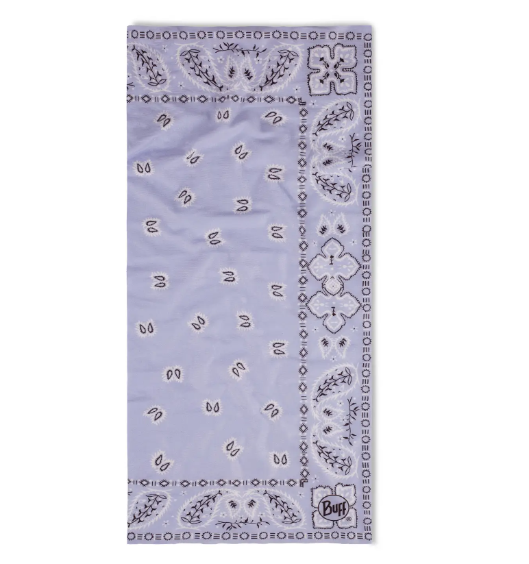 buff coolnet uv neck gaiter in the color lilac