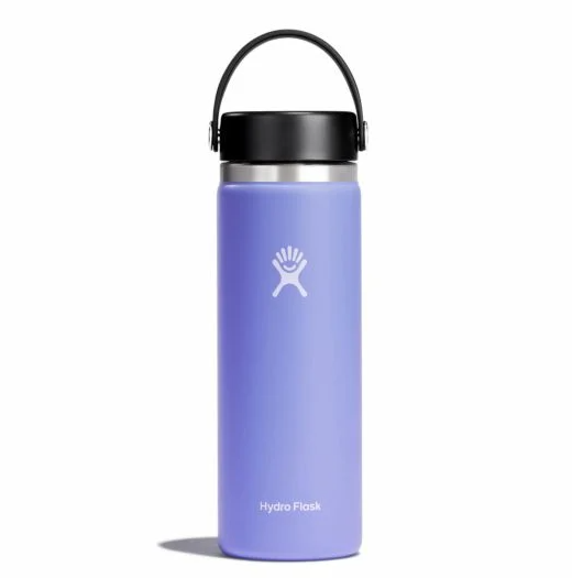 hydroflask 20 oz wide mouth bottle in lupine