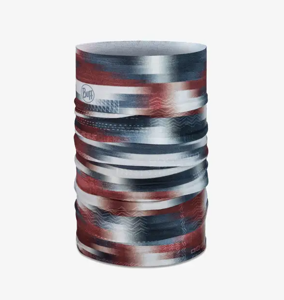 buff coolnet uv neck gaiter in the color malyia multi