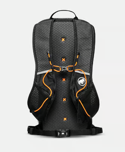 mammut aenergy 12 in black front straps