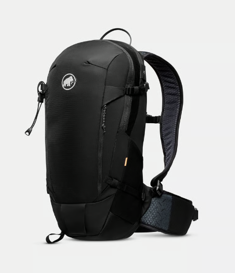 mammut lithium 15 in black front view