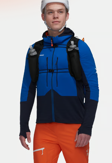 mammut trion 15 in black front view on a model