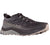 a photo of the la sportiva mens jackal ii running shoe in the color black/clay, three quarters view