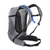 camelbak rim runner x22 pack in the color gray, view of back and side
