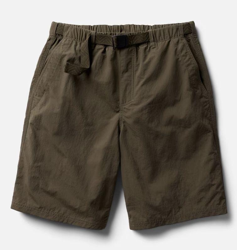 mountain hardwear mens belted stryder short in tierra brown front view