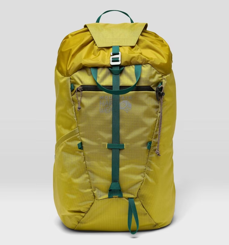 mountain hardwear ul20 pack in bright olive
