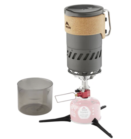 msr switch stove with pot