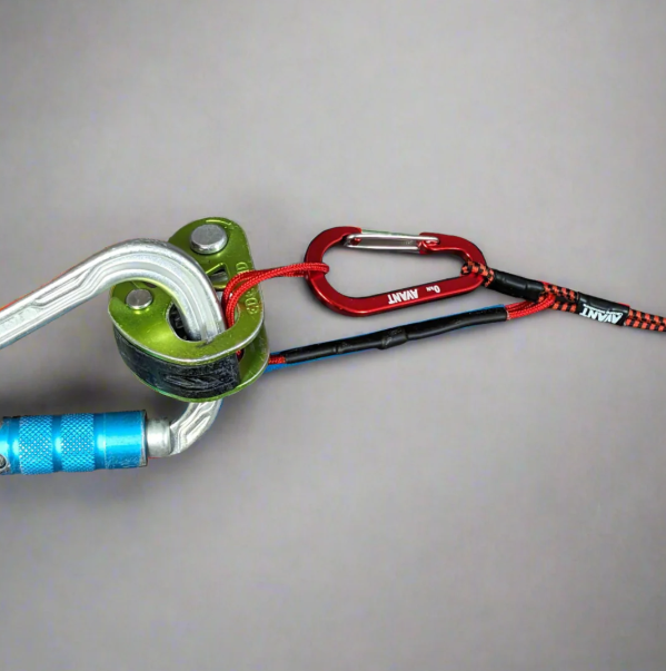 the avant neck lanyard attached to a progress capture device