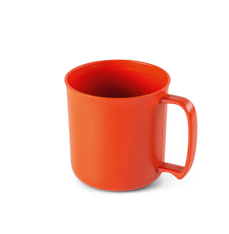 cascadian plastic mug in orange