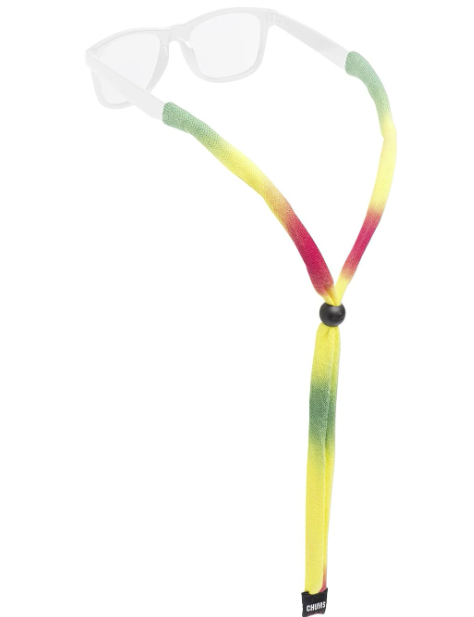 chums standard in the color rasta tie dye