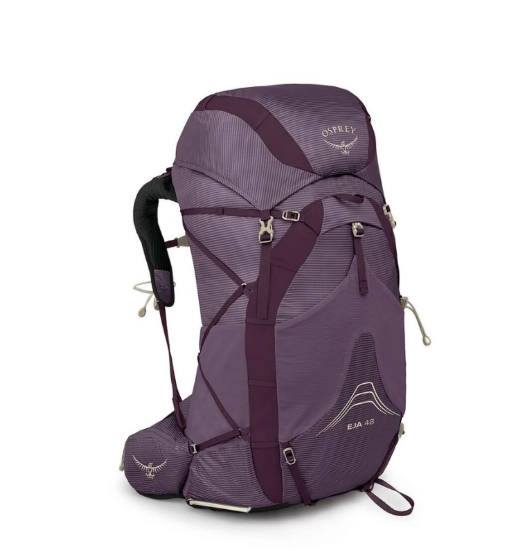 osprey eja 48 in purple front view