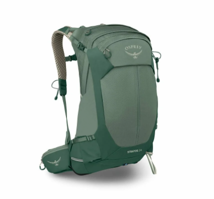 osprey stratos 24 green front view