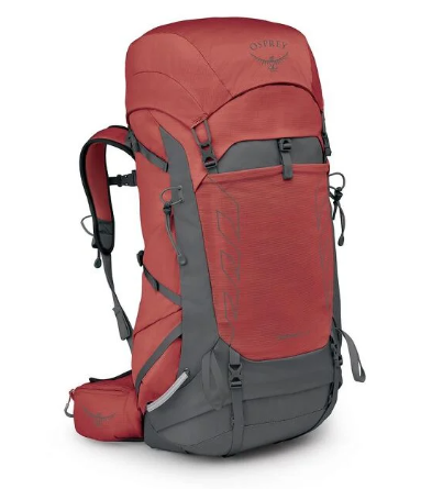 osprey tempest 44 in red front view

