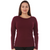 minus 33 ossipee midweight crew in color burgundy
