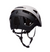 the black diamond capitan helmet in the color pewter, back view