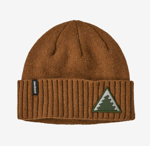 patagonia brodeo beanie in shelter brown
