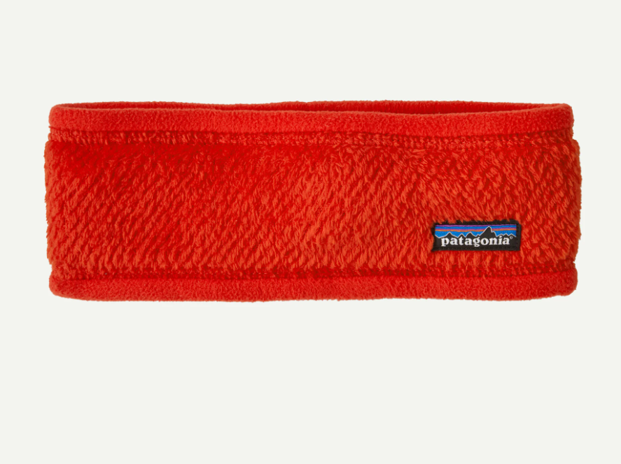 patagonia retool headband in sizzle red