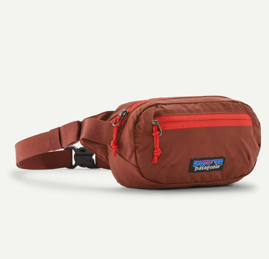 patagonia terravia hip pack 1l in dried vanilla