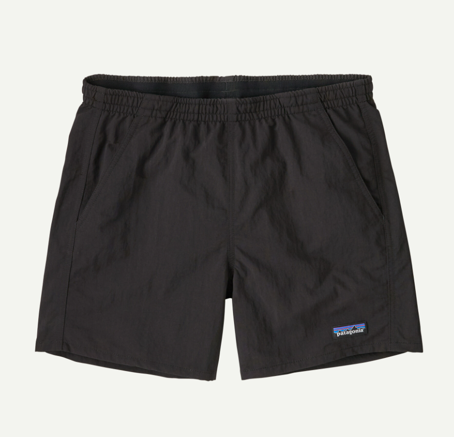 patagonia womens baggies black on black front view