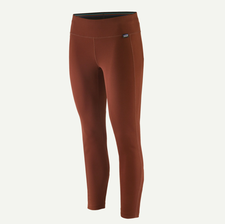 patagonia womens capilene midweight bottoms in dried vanilla
