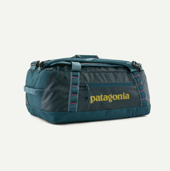 patagonia black hole duffel in 40l tidal teal