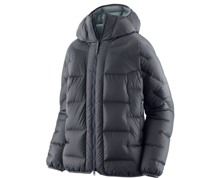 patagonia durable parka in smolder blue